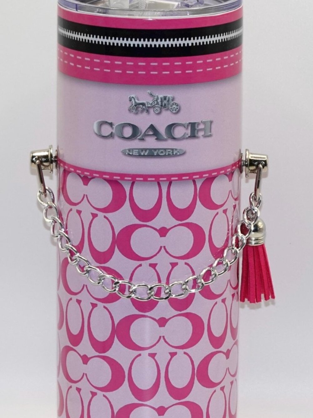 Luxury Designer Purse 20oz Tumbler w/Lid & Straw